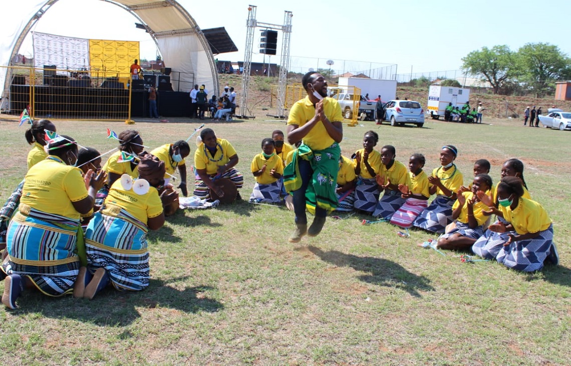 MEC Outreach Programme started off with a fun walk, followed by a sport Tournament and concluded with a mini cultural festival at Saselamani stadium in the Vhembe District.